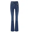 Elisabetta Franchi Jeans With Bow Detail In Blue