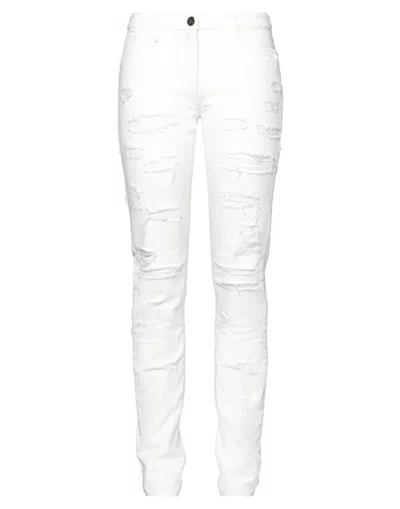 Elisabetta Franchi Jeans Jeans In Ivory