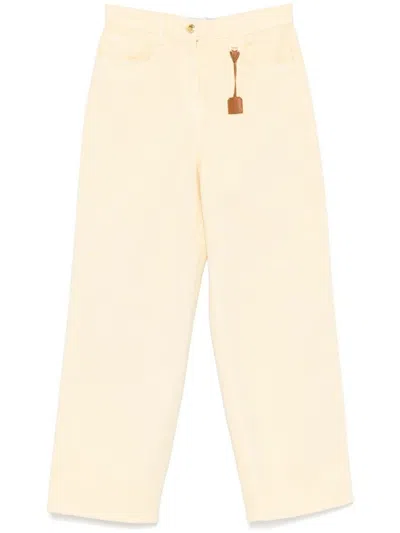 Elisabetta Franchi Jeans In Yellow