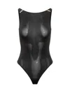 Elisabetta Franchi Jersey Bodysuit With Jewel Detailing In Black