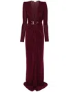 Elisabetta Franchi Dresses In Burgundy