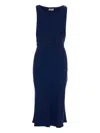 Elisabetta Franchi Lace-up Detail Bustier Midi Dress