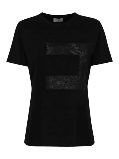 ELISABETTA FRANCHI CAMISETA - NEGRO