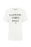 Elisabetta Franchi Jersey T-shirt With Print And Satin Bands In White