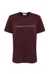 Elisabetta Franchi T-shirt  Woman Color Black 1 In Rouge Noir