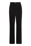 Elisabetta Franchi Jersey Trousers Crêpe Trousers In Black
