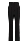 Elisabetta Franchi Jersey Trousers Crêpe Trousers In Black