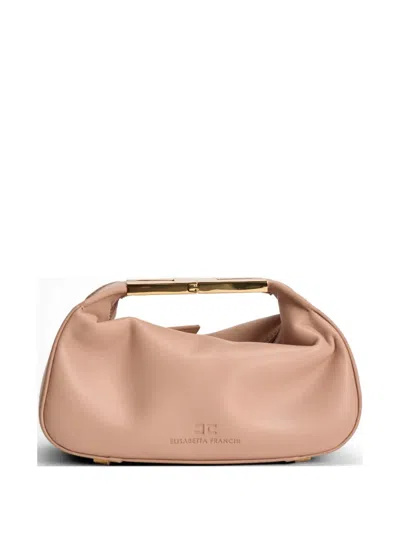 Elisabetta Franchi Jewel-handle Tote Bag In Neutral