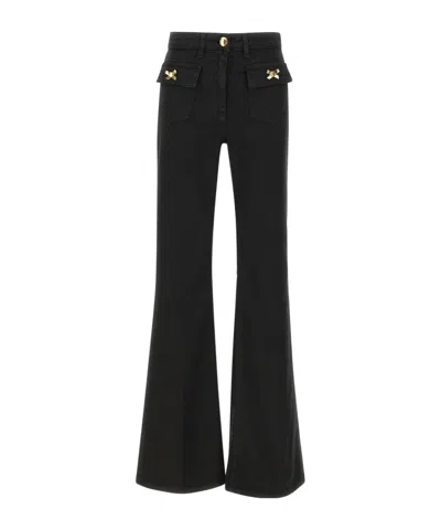 ELISABETTA FRANCHI ELISABETTA FRANCHI JEWELLED BOWS TROUSERS