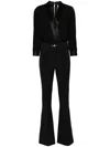 Elisabetta Franchi Combined Jumpsuit In Black  