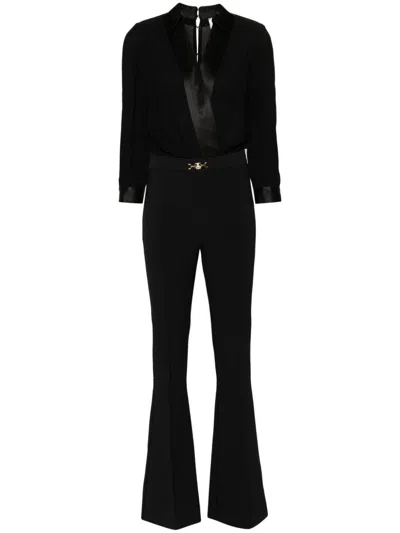 Elisabetta Franchi Combined Jumpsuit In Black