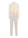 Elisabetta Franchi Jumpsuit In White