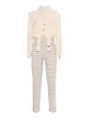 Elisabetta Franchi Jumpsuit In White