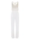 Elisabetta Franchi Jumpsuit With Decoration In Animal Print