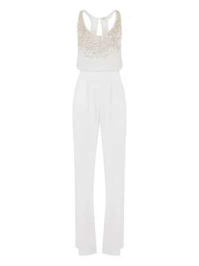 ELISABETTA FRANCHI ELISABETTA FRANCHI JUMPSUIT WITH DECORATION