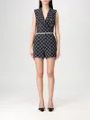 Elisabetta Franchi Black Jumpsuits In Multi