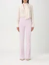 Elisabetta Franchi Viscose Jumsuit With Removable Trouser In Butter