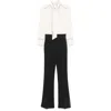 Elisabetta Franchi Woman Jumpsuit Black Size 4 Viscose In Multicolor