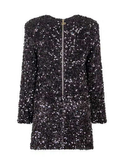 Elisabetta Franchi Kids Mini Kids Suit With Paintillettes In Grigio Chiaro