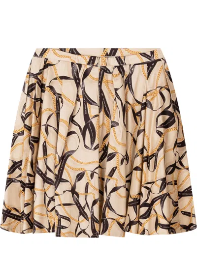 Elisabetta Franchi Kids Whimsical Mini Skirt For Kids In Multicolor