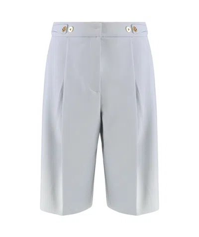 Elisabetta Franchi Knee-length Bermuda Shorts In Gray