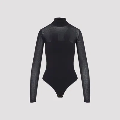 Elisabetta Franchi Fine-knit Long-sleeve Bodysuit In Multi