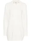 Elisabetta Franchi Sweatshirtkleid Mit Kapuze In Beige