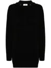 Elisabetta Franchi Sweatshirtkleid Mit Kapuze In Black  