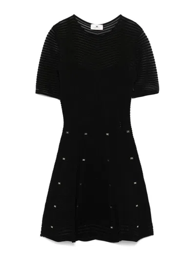 ELISABETTA FRANCHI VESTIDO MIDI - NEGRO