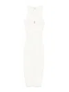 Elisabetta Franchi Knit Dress In Cream