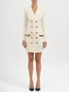 Elisabetta Franchi Robemanteau Dress In White