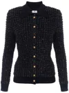 Elisabetta Franchi Tricot Jersey Clothing In Black