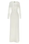 Elisabetta Franchi Knitted Dress Featuring Sheer Panels