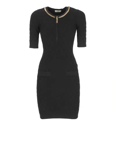 ELISABETTA FRANCHI KNITTED DRESS