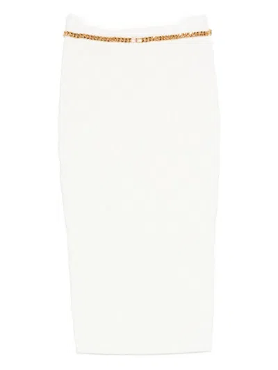 ELISABETTA FRANCHI KNITTED MIDI SKIRT
