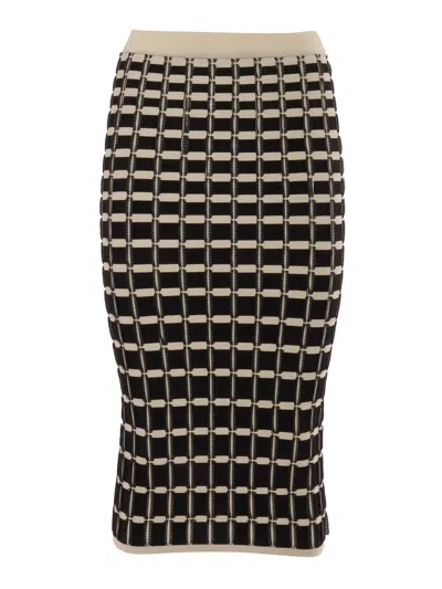 ELISABETTA FRANCHI KNITTED SKIRT
