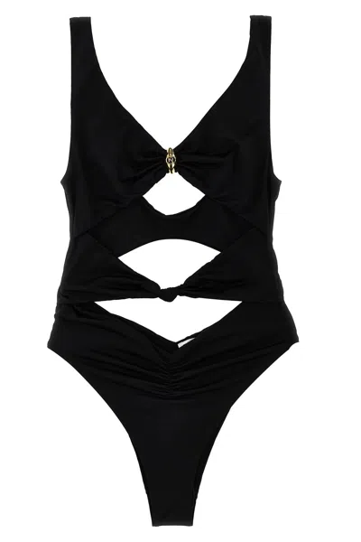 ELISABETTA FRANCHI ELISABETTA FRANCHI KNOT ONE-PIECE SWIMSUIT