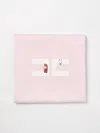 Elisabetta Franchi La Mia Bambina Blanket  Kids Color Pink In Pink
