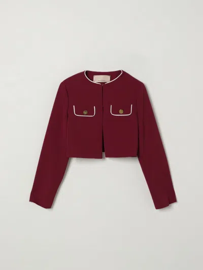 Elisabetta Franchi La Mia Bambina Blazer  Kids Color Burgundy
