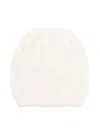 Elisabetta Franchi La Mia Bambina Cable-knit Beanie Hat In White