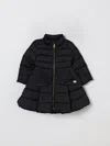Elisabetta Franchi La Mia Bambina Coat  Kids Color Black In Black