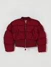 Elisabetta Franchi La Mia Bambina Coat  Kids Color Red In Red