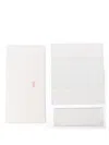 Elisabetta Franchi La Mia Bambina Cotton Bedding Set (set Of Three) In White