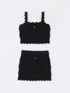 Elisabetta Franchi La Mia Bambina Dress  Kids Color Black In Black