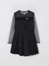 Elisabetta Franchi La Mia Bambina Dress  Kids Color Black In Black