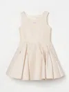 Elisabetta Franchi La Mia Bambina Dress  Kids Color Butter In Butter