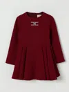 Elisabetta Franchi La Mia Bambina Dress  Kids Color Cherry In Red