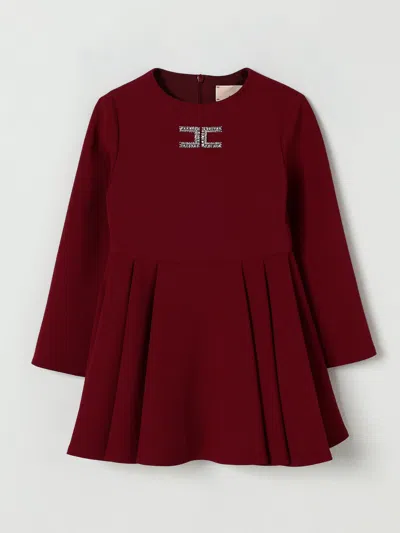 Elisabetta Franchi La Mia Bambina Dress  Kids Color Cherry In Red