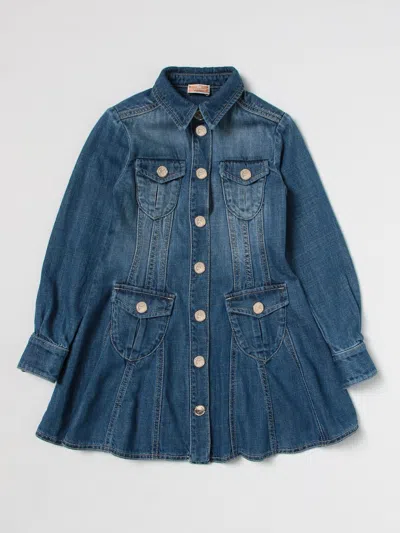 Elisabetta Franchi La Mia Bambina Dress  Kids Color Denim
