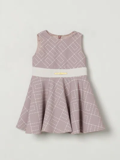 Elisabetta Franchi La Mia Bambina Dress  Kids Color Milk In Multi